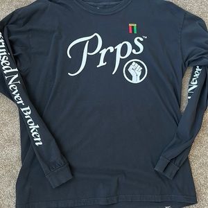 PRPS Long Sleeve Shirt Black Size XL